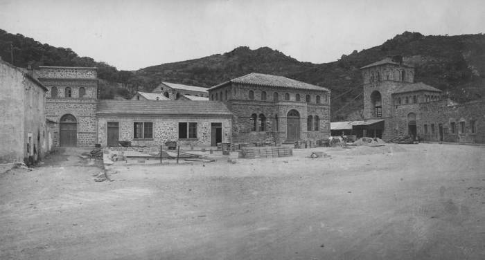 La miniera di Piccalinna in una foto d'archivio