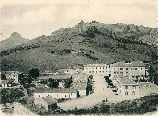 Montevecchio in una foto d'epoca